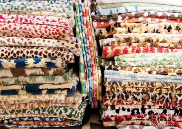 Bentley always includes an animal print fabric in her projects.