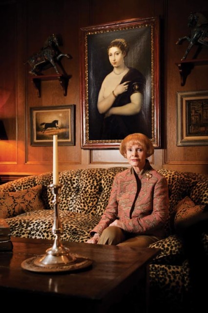Florence Inman, along with her husband, Sam, have brought a traditional feeling to their 20th-floor residence, which is composed of two units.