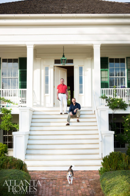 Randolph is the master of the house and the first down the steps to greet Spitzmiller and Dave Trent’s many frequent guests at Redland.