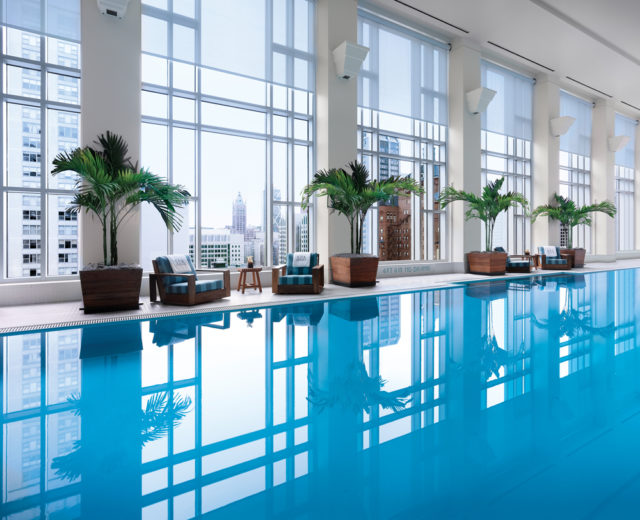 The Spa Pool offers sweeping city views.