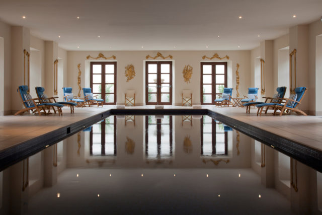 The indoor swimming pool at Ballyfin.
