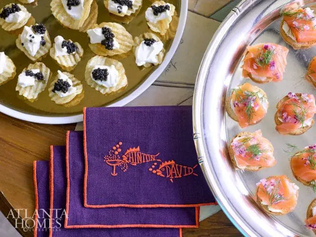 hors d'oeuvres trays
