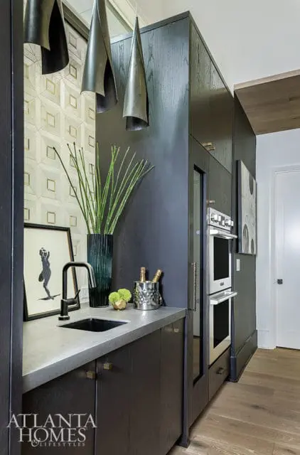 dark, modern scullery