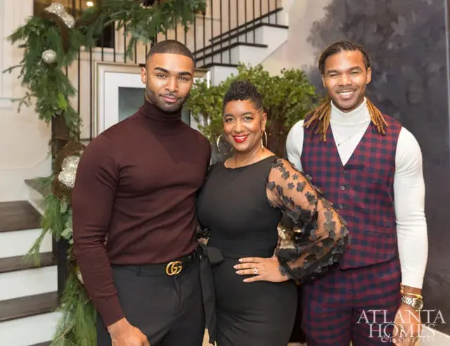 Andre Hilton, Kristy Chanel Lindsay, and Lorenzo Veney at Atlanta Homes & Lifestyles event.
