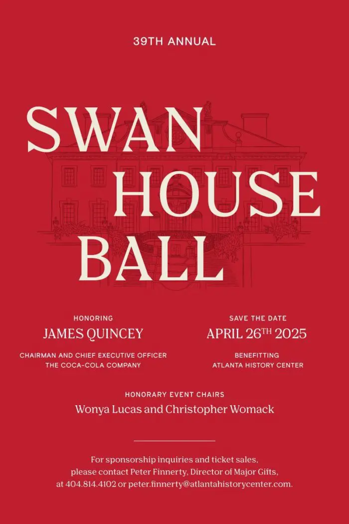 39th Annual Swan House Ball honoring James Quincey, April 26, 2025, benefiting Atlanta History