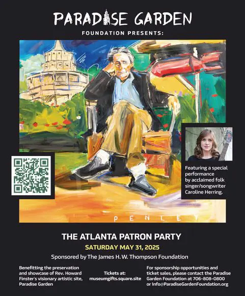 Paradise Garden Foundation presents The Atlanta Patron Party May 31, 2025. Features Caroline