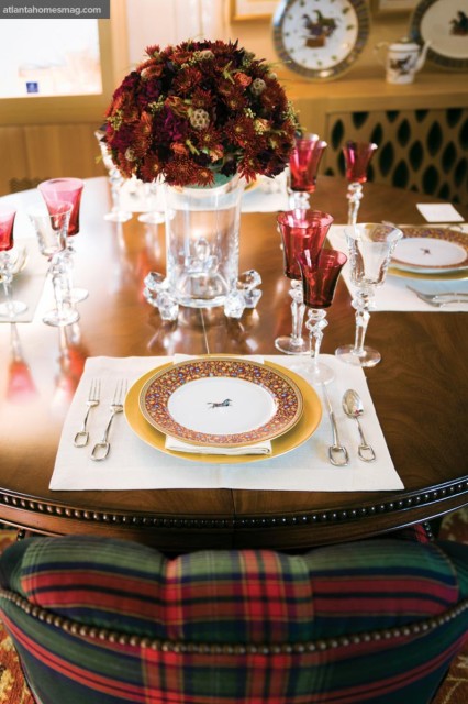 Who cares what’s for dinner when it’s served on a Ralph Lauren table, with Hermès china and Saint-Louis Crystal?
