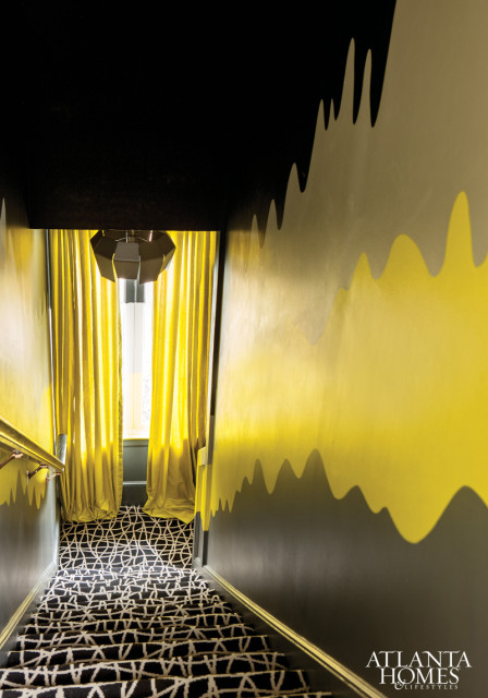 Apartment Entry and Stairs // Dayka Robinson, Dayka Robinson Designs