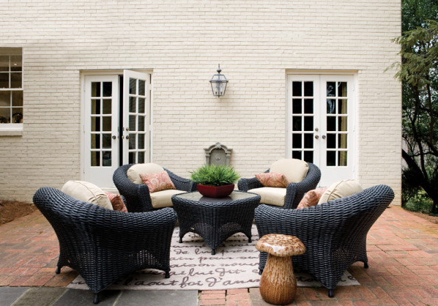 The terrace by Shawn Miles Bailey of Home Decorators Collection.