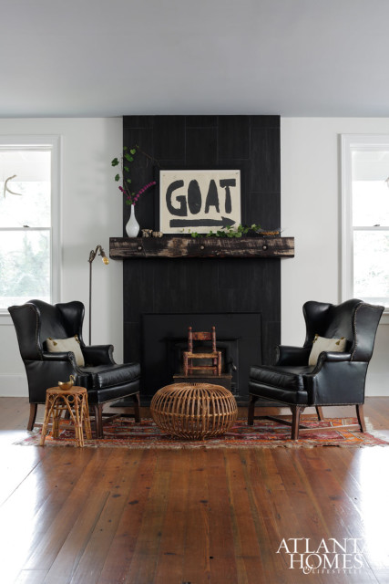 Cozy collections of sitting areas off the front and back entrances lend themselves to intimate conversation.