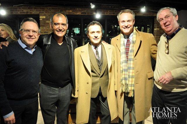 Five men pose for a photo, with the Atlanta Homes & Lifestyles logo visible in the lower right corner.