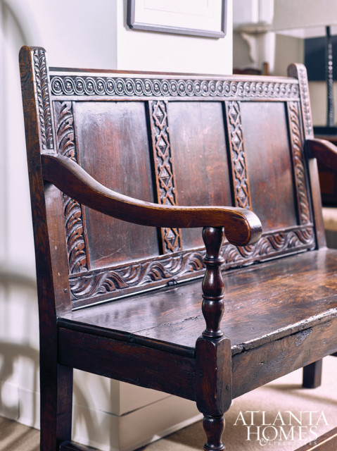 Two-seater settle at Holland & Company/Macrae.