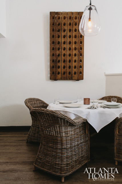 Featuring plenty of whites and dark woods, Cape Dutch reads light and airy yet sophisticated.