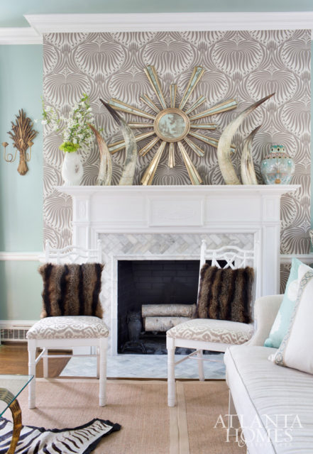 “I have an affinity for historic homes,” says Roberts of the circa-1941, Frazier and Bodin–designed residence she shares with her family of five.