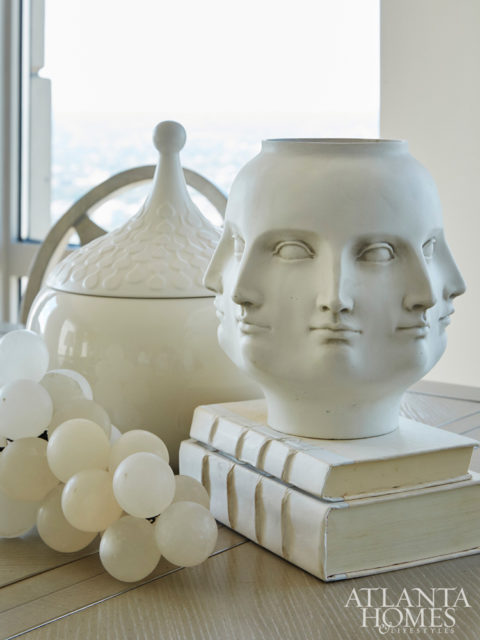 Sculptural accessories.