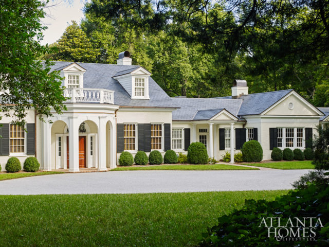 “The house, which is hidden by trees on Vernon Road, is kind of a surprise at the end of the long driveway. It’s sort of humble and sweet as you approach it from that direction.”