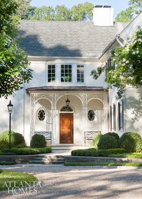 This English Regency–inspired estate designed by William T. Baker was featured in the November 2016 issue of Atlanta Homes & Lifestyles.