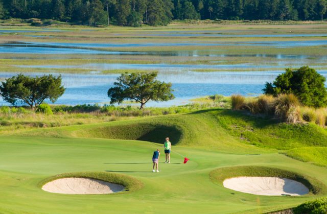 Kiawah is home to premier golf courses overlooking the island’s postcard-worthy scenery.
