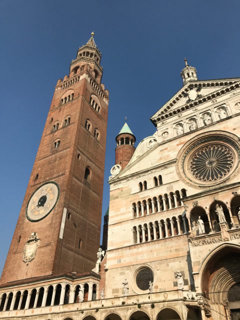 Climb the 502 steps inside Cremona Cathedral’s brick bell tower.