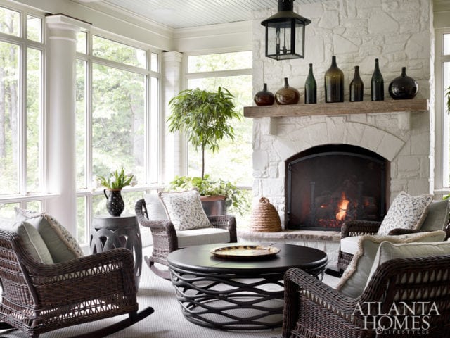ROCKING CHAIRS Chic, comfortable rocking chairs make porch-sitting complete. Design by Jackye Lanham