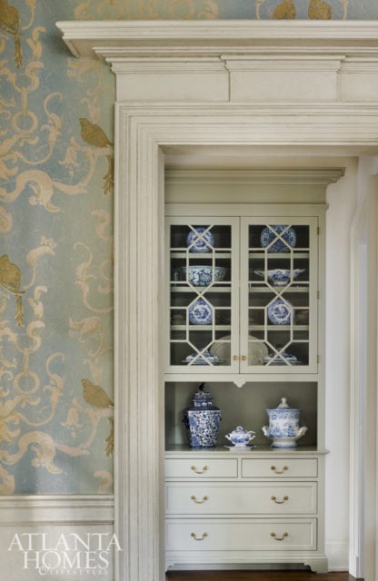 BLUE-AND-WHITE We find perfection in porcelain when it’s in our favorite color palette. Design by Nancy Izlar