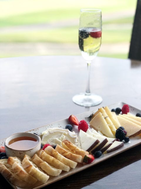 The Farmstead Cheese Board from the Woodlands Grill at Barnsley Resort.