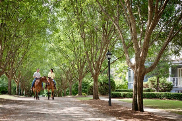 Horseback riding is among the multitude of outdoor activities at Barnsley.