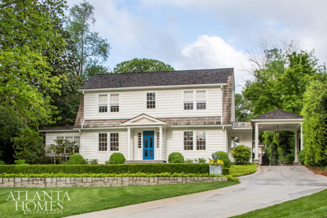 Kleinhelter worked with architecture firm T.S. Adams Studio and landscape architect John Howard to thoughtfully bring this 1935 Dutch Colonial home into the 21st century.
