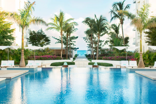A 7,000-square-foot, infinity-edge pool.