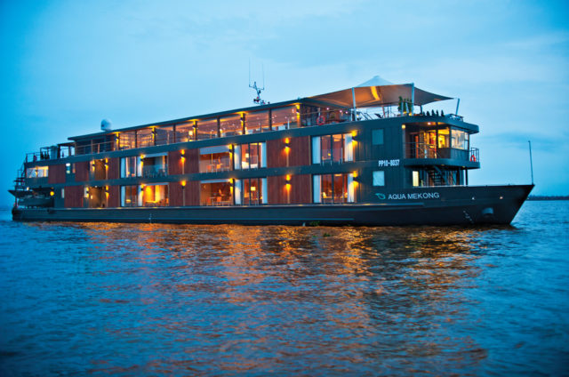 Vietnam and Cambodia are best experienced via Aqua Expedition’s Aqua Mekong where the staff-to-guest ratio is 1:1.