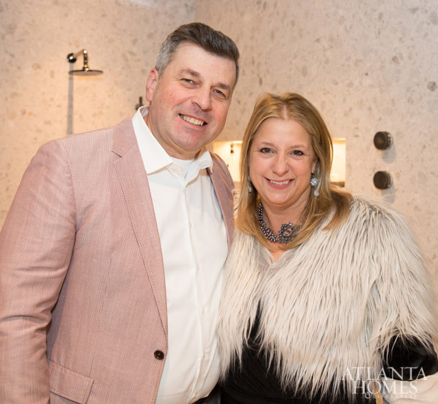 Marcel Olariu of Kingdom Woodworks and Tish Mills Kirk of Tish Interior Design