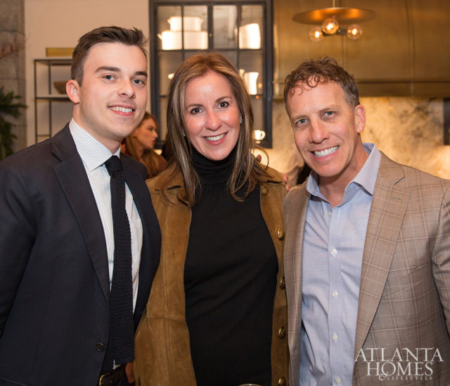 Doug Sears and Kris Marooney of Robuck with Chris Holt of Holt Interiors