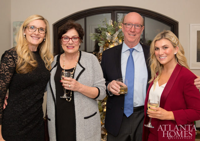 Mary Elizabeth Finkey of MTI Baths, Diane and David Parrish, Emily Brown of The O’Donnell Group