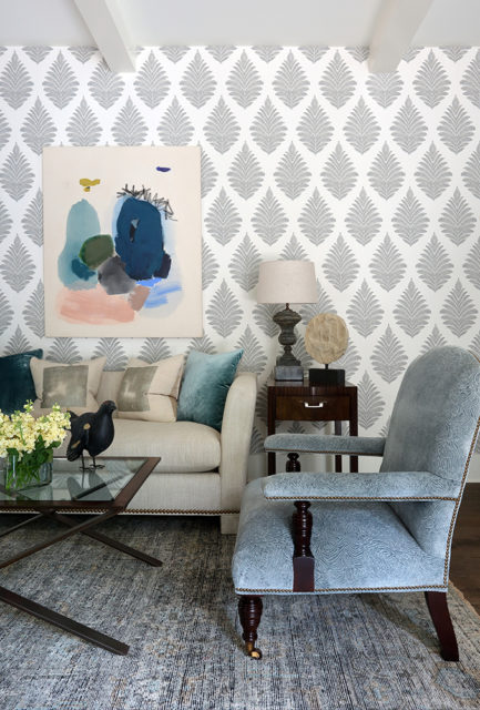 NEW CONSTRUCTION–Show House BRONZE “Family Room | 2018 Serenbe Showhouse” ■ J. Hirsch Interior Design Janie Hirsch, ASID