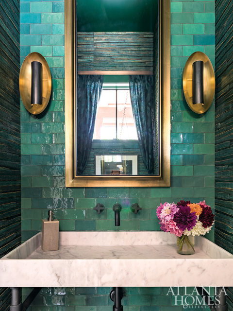 Modern Classic in Teal – Parker Bathrooms