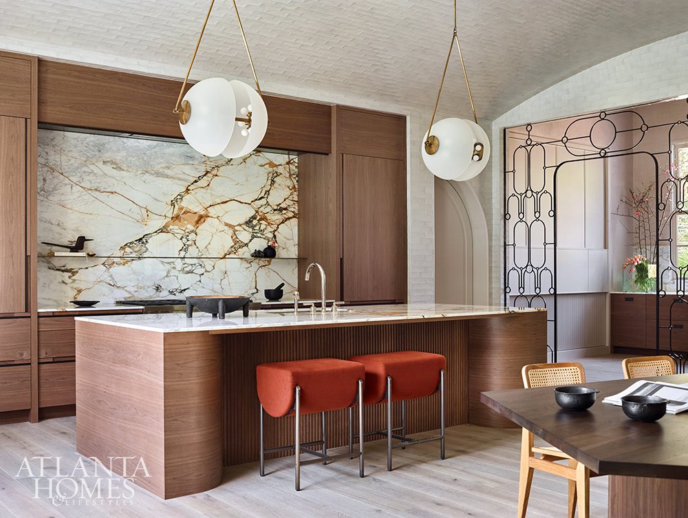 marble backsplash and countertops kitchen