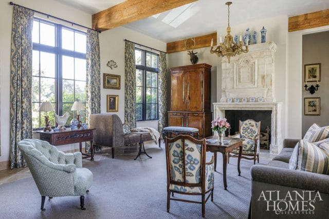 French antique great room