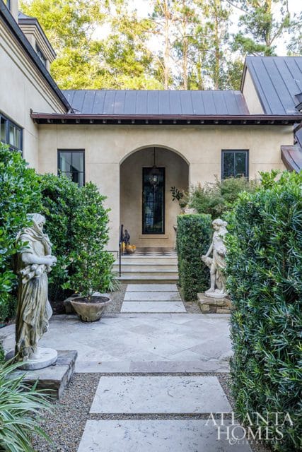 French garden statues