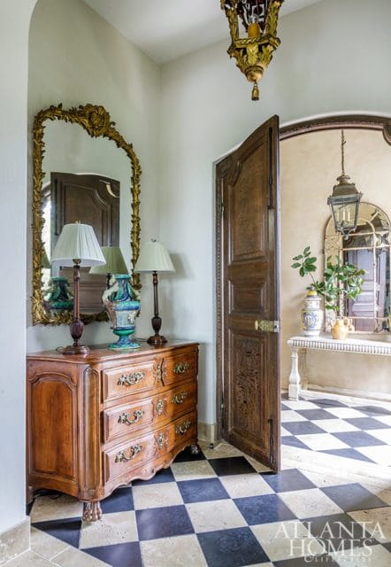 antique doors foyer