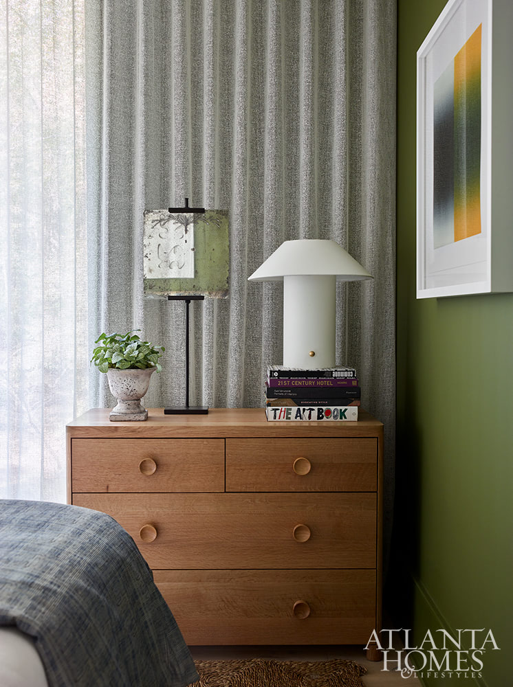 green bedroom dresser